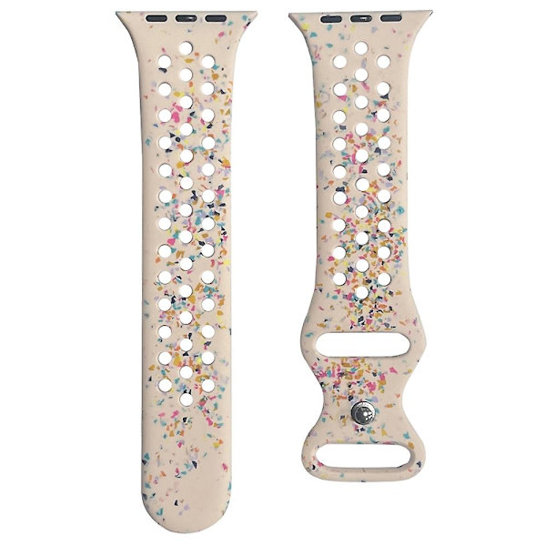 Klockarmband för Apple Watch Series 9 8 7 41mm/SE (2023) SE (2022) 6 5 4 SE 40mm/3 2 1 38mm Armband Pink B Apple Watch Series 9 4