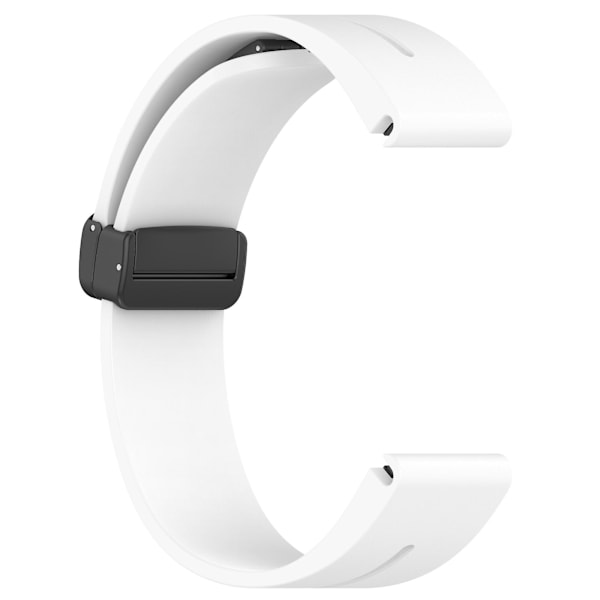 Sort spænde 22mm silikone urrem til Garmin Fenix 7/forerunner 965/955/945/935 White