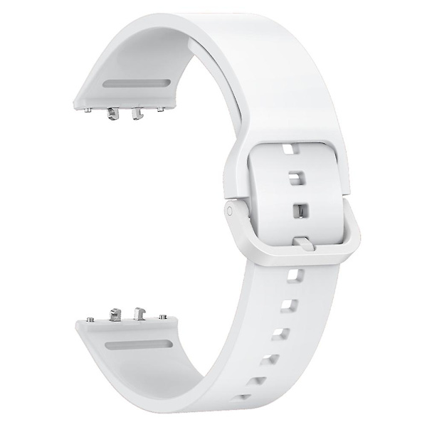 Til Samsung Galaxy Fit3 urrem blød silikone rem udskiftning White