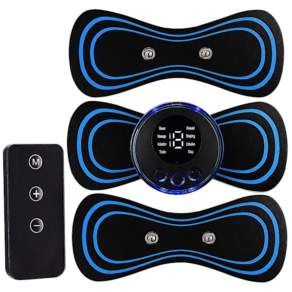 Mini Acupoints Massager Ems Stabil Strömförsörjning Fjärrkontroll Acupoints Massager Combination 3