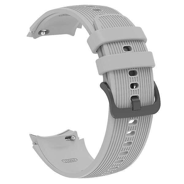 For Oppo Watch X udskiftning blød silikone rem justerbar urrem Grey