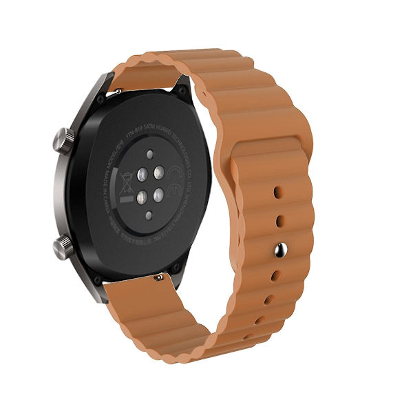 20mm älykellon ranneke Huawei Watch GT2 42MM/Huami Amazfit Watch Youth Edition - Koralli Brown D Huawei Watch GT 2 42mm