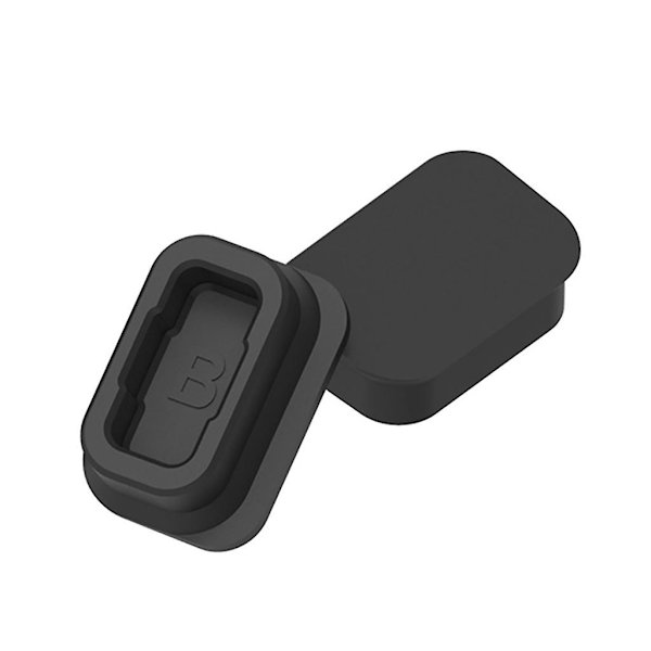 Dammskyddande laddningsportsskydd i silikonfodral - för Coros Pace 2/Vertix Smartwatch Black
