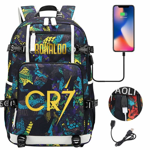Ryggsekk - Cr7 Med Usb-Ladeport (10)