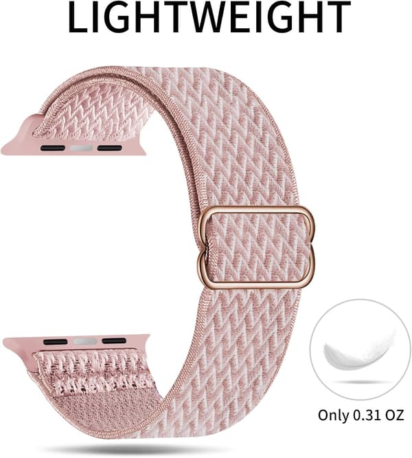 Elastisk Solo Loop-reim kompatibel med Apple Watch-remmer 17 38mm/40mm/41mm