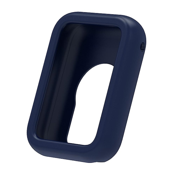 Blød silikoneetui til Xiaomi Smart Band 8 Pro, stødsikkert smartwatch-rammecover Navy Blue