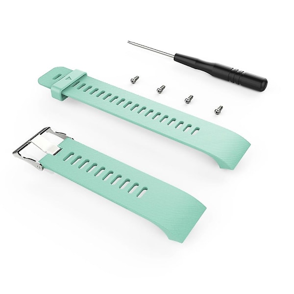 För Garmin Forerunner 30 / 35 Silikon Armband (Blå) Mint Green