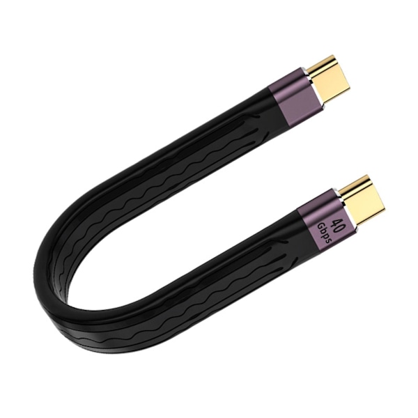Usb C Hurtigopladningskabel Synkroniseringsoverførselskabel Opladerdatakabel 20v 40gbps