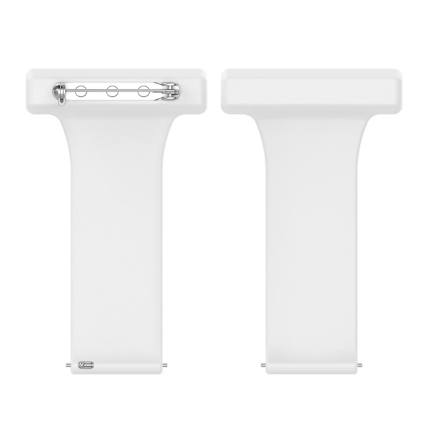 För Vivoactive3 För Smart Watch 20mm Silikon Fob Band Band Passar sjuksköterska White