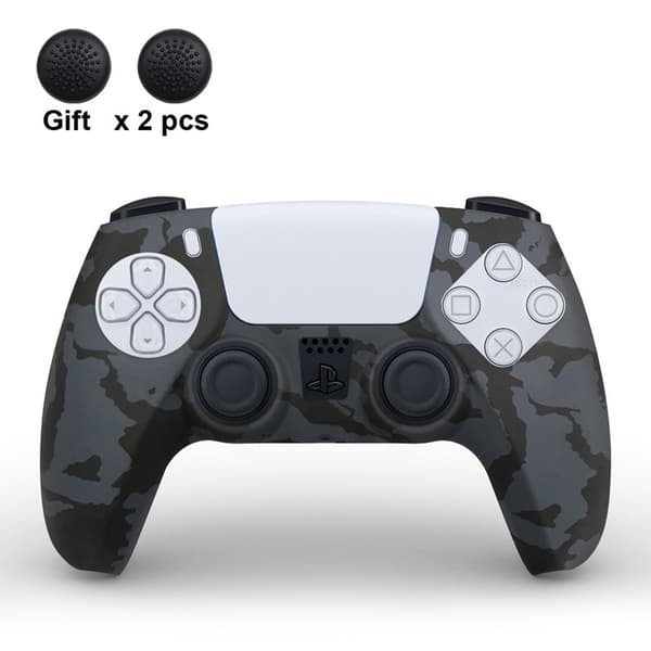 Etui for PS5-kontroller, silikon med tommelgrep (12)