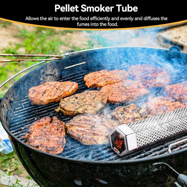 2 stycken 6 tums rullande grillkorgar
