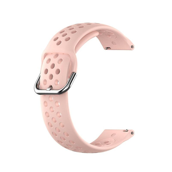 Silica Armbandsbälte för Venu 2 Plus 20mm Watch Soft Strap Loop Armband Pink