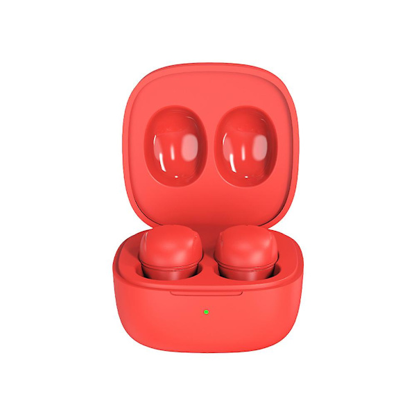 Mini In-ear Bluetooth Headset Trådløst For Mobiltelefon Nettbrett Red