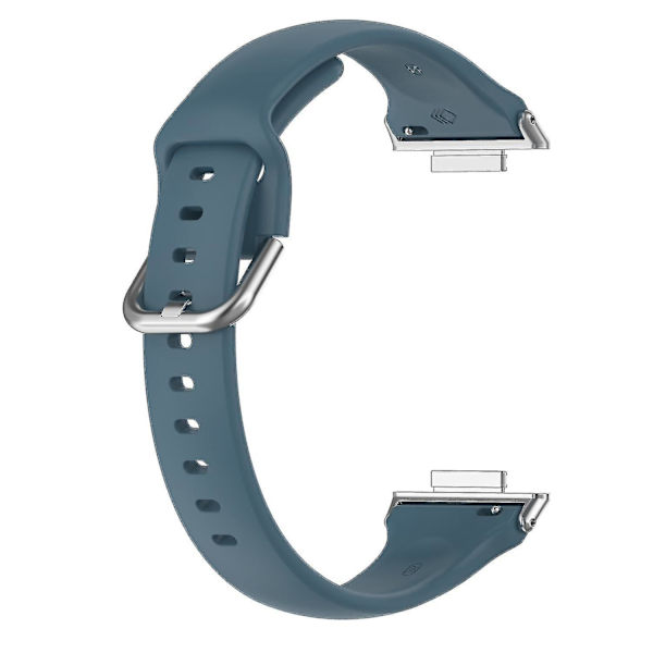 For Huawei Watch Fit 2 Silikonurrem Quick Release Sport Rem Stropp Erstatningsarmbånd Indigo, Cyan Q Huawei Watch Fit 2