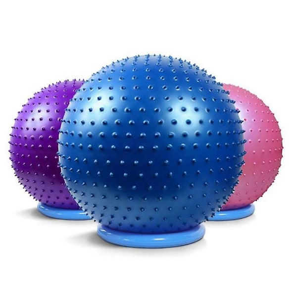 Joogapallohiukkaset ilmapumpulla räjähtämisen estävä vakaus Balance Ball Pilates Fyysinen fitness Blue 65cm