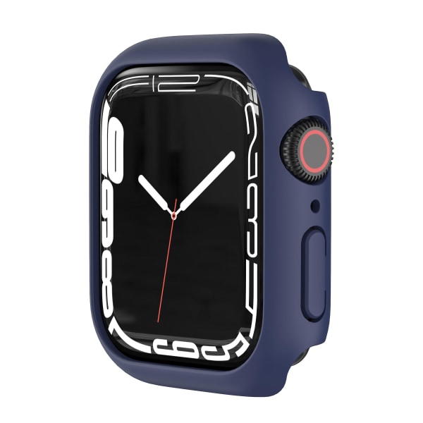 Etui til Apple Watch Cover 41mm 45mm 44mm 40mm 44 Mm Tilbehør Pc Protector Bumper Iwatch Series 6 Se 5 4 3 7 8 42mm 38mm Case 40mm series 654SE Mindnight blue