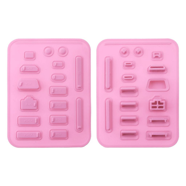 16 stk. støvdekselbeskytter for skrivebord Protecor Kit Pink