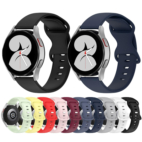 Enfärgat silikonarmband för Amazfit GTS 2E Burgundy