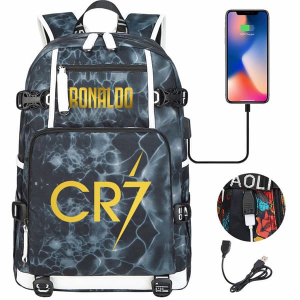 Reppu - Cr7 USB-latausportilla (5)