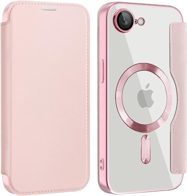Etui til iPhone 16E / SE4 2025 kompatibel med Magsafe (Pink)