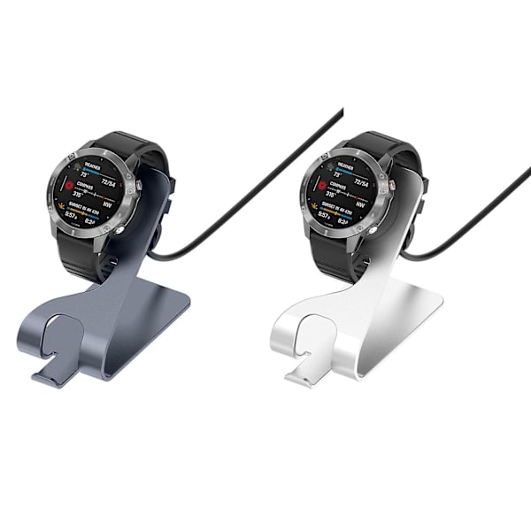 Laddhållare Stativ Laddningsadapter för Forerunner 745/158 för Smart Watch Gray