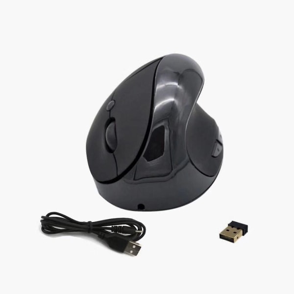 1 trådlös vertikal ergonomisk optisk mus 1 nanomottagare (förvarad under musen) 1 USB laddningskabel Obs: Paketlistan utan användarmanual