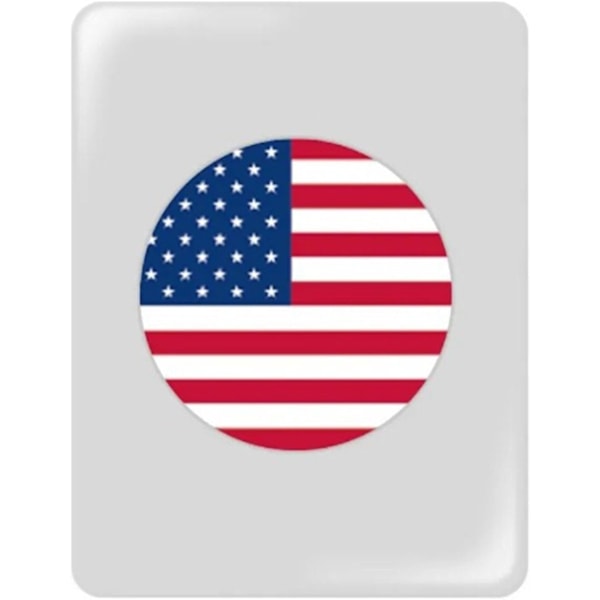 Seaside Escape -pelipalikat, 65 kpl Amerikan kansallislipun Mahjong-pelisetti, Mah Jong -laattapelit aikuisille ja lapsille, Lippukuvioiset laattapelit, Seaside CC