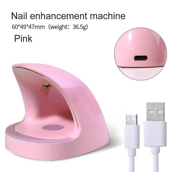 6w Mini kynsien kuivauslaitteet Lamppu Kannettava kynsien valohoito UV-LED-lamppu nopeasti kuivuva yhden sormen USB liitin Led Nails Art -työkalut 5W717