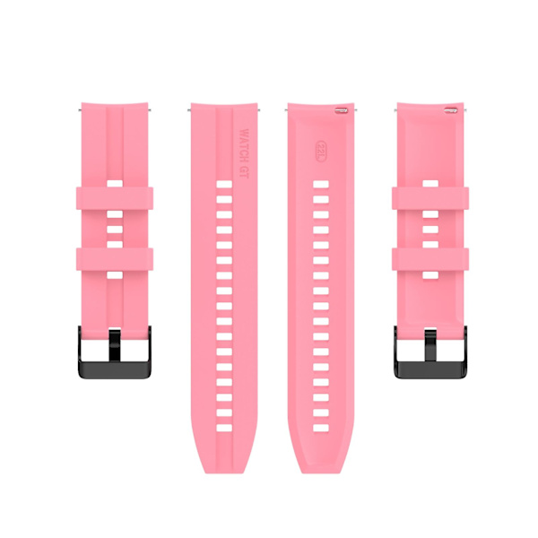 Huawei Watch Gt 2 46 mm kelloranneke mustalla soljella Pink