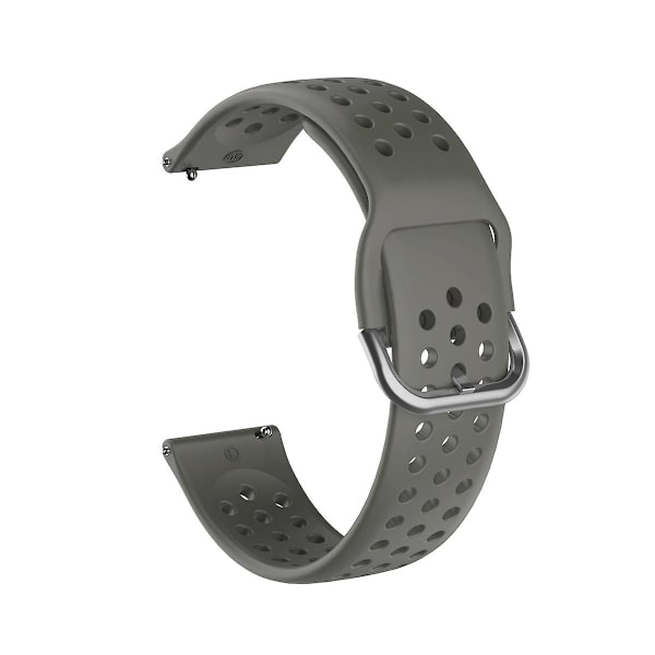 20mm pehmeä ranneke Huawei GT2 42mm kellolle/Huami Amazfit Watch Youth Editionille Grey C Huawei Watch GT 2 42mm