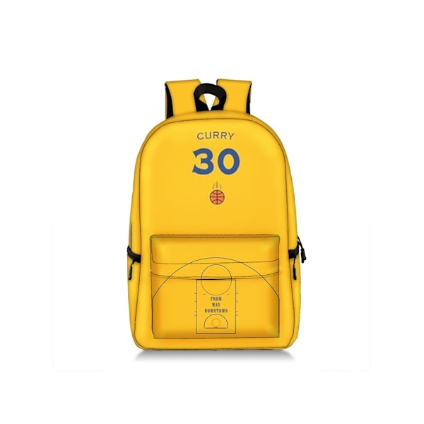 Ryggsäck med baskettryck för studenter - 14