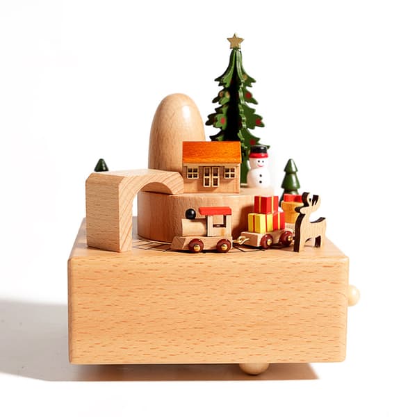 Spilledåse Træ Juletræ