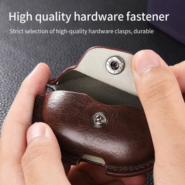 Etui Til Huawei Freebuds Pro 3, Drop-Resistant Pu Læder Etui (Sort) Black