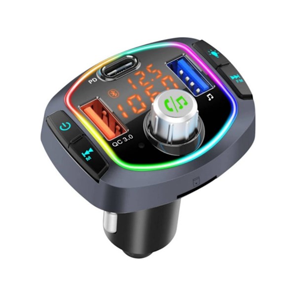 Fm Transmitter Bluetooth Qp0328-Y13 (Sort)