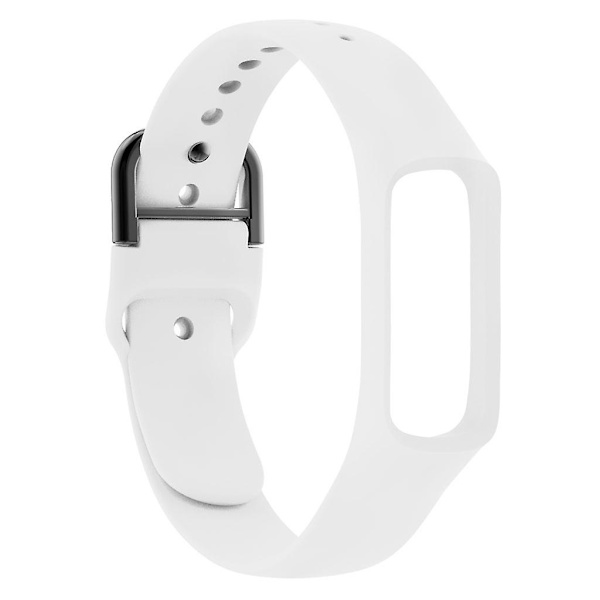 för Galaxy Fit-e R375 Bands Justerbara Armband Sport Silica Band Remmar White