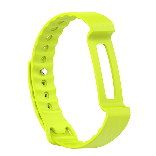 för Huawei for Honor A2 Slitstark rem Dropsäkert armband Svettsäker Loop Wristb Yellow green