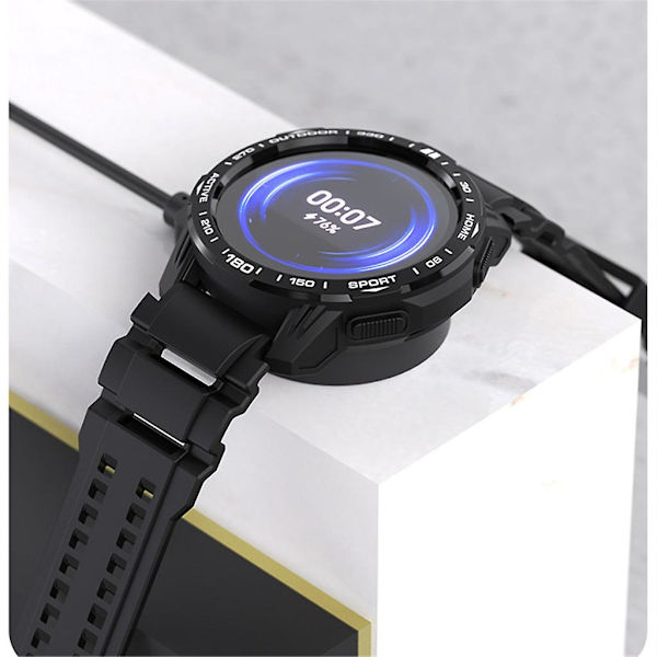 For Mi Watch Color 2 anti-scratch Case Vattentätt Ultratunn-tvättbart TPU- cover Black red