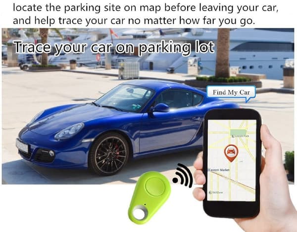 Anti-Lost Enhet Vann Dråpe Smart Rosa