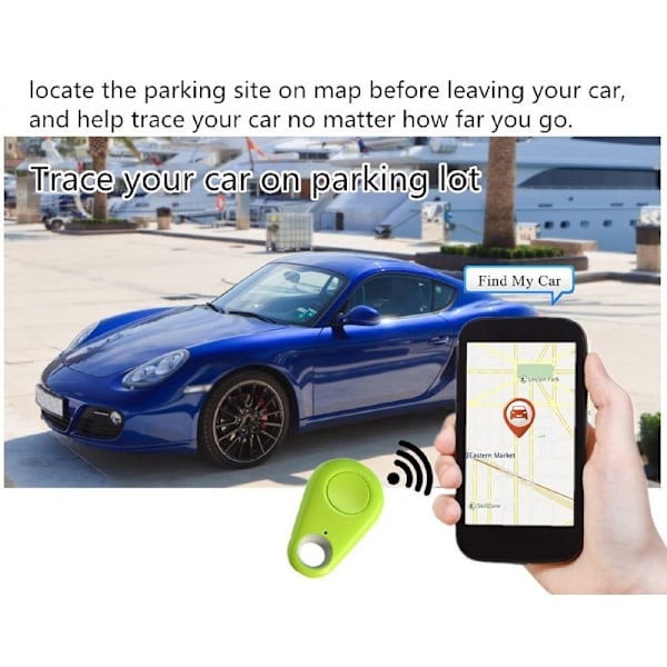 Anti-tapt Enhet Vann Dråpe Smart Svart