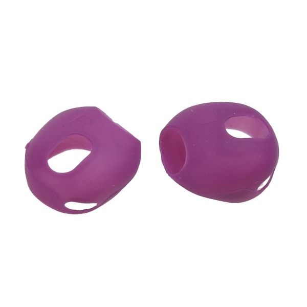 Fargerike ørepropper Ørepropper for Airpods Pods 3 hodetelefoner Øreputer Ørepute 3 sett Dark purple