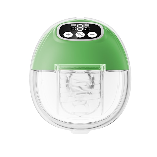 Bärbar Bröstpump, Elektrisk Bröstpump Med Hög Sugkraft För Amning, LED-Display 4 Lägen 9 Nivåer Smaragd