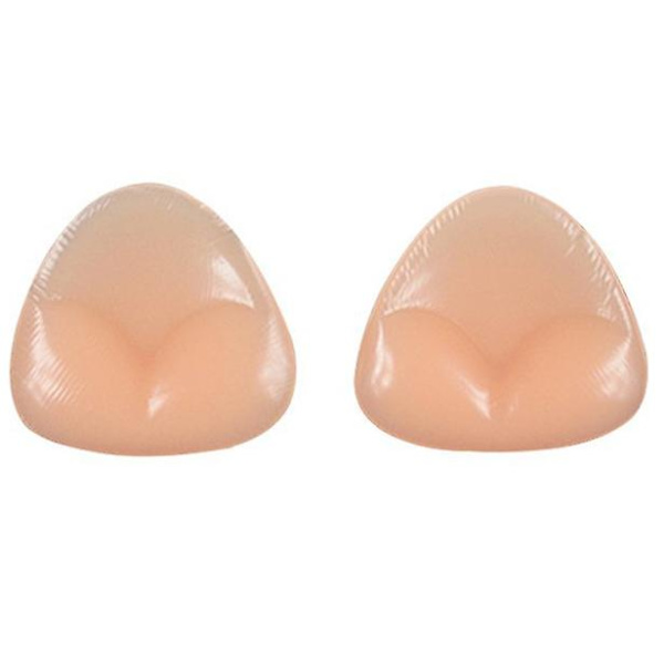 Silikon BH-inlägg, genomskinliga V-formade bröstförstärkare Vattentät BH Push Up Pads för Bikini Baddräkt
