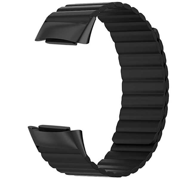 Soft Loop for Charge 6/5 Smartwatch Snabbkopplingsarmband magnetiskt armband Black