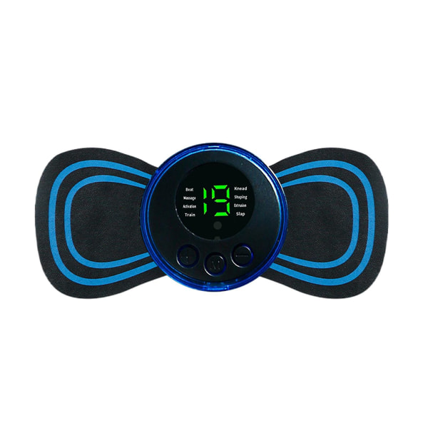 Mini bärbar elektrisk massagelapp för nacke axel cervikal massage lappar självhäftande lägre impedans ersättning nackmassage dynor 3Pc Patch without remote control