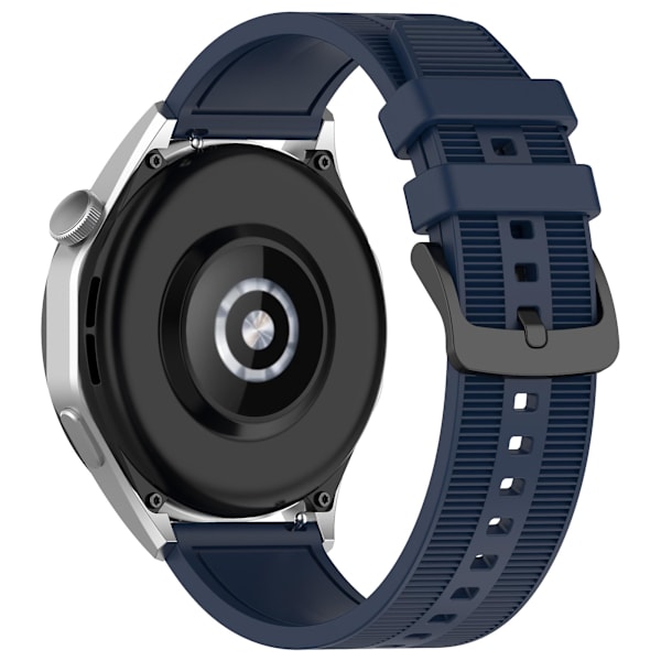Mjukt silikonarmband för Huawei Watch GT 4 / Garmin Venu 2, 22 mm Navy Blue