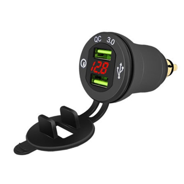 12v-24v DIY USB-portuttak Din-laderkontakt for Tiger for Ducati motorsykkel 3