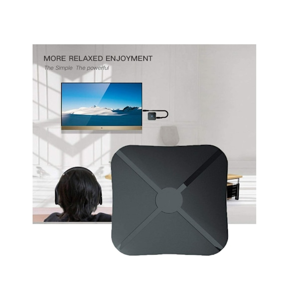Bluetooth 5.0 Audio Transmitter Receiver, 2-i-1 Trådløs Bluetooth Audio Adapter Egnet til PC, TV, Hovedtelefoner,
