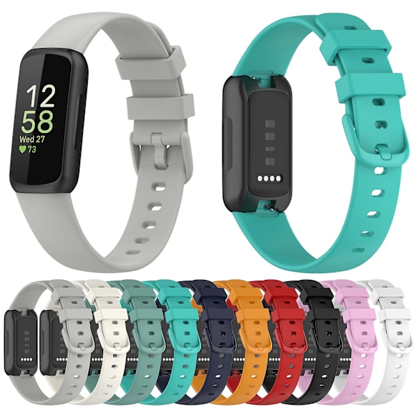 Silikonarmbånd for Fitbit Inspire 3 S Green