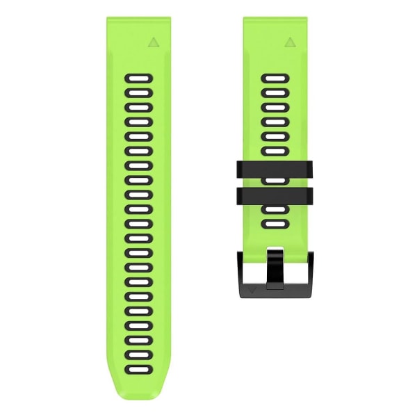 26 mm silikonklokkerem for Garmin Descent Mk2i Lime Black