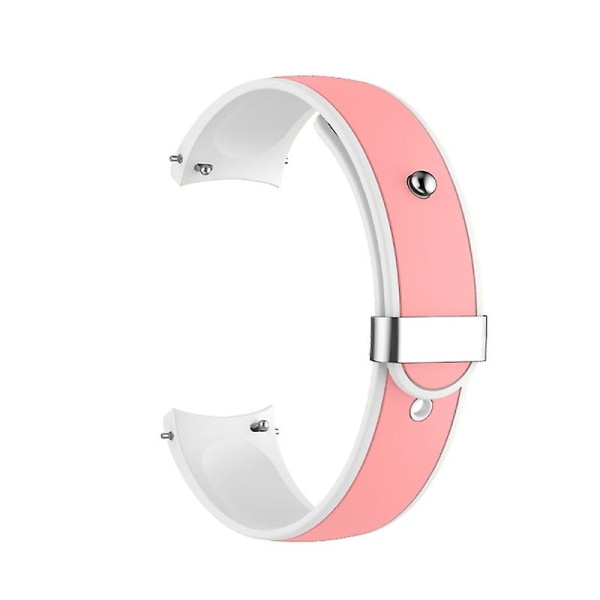 Watch Bälte Mjukt Armband-armband Andas Svetttätt för Watch S2 Justerbar White powder Ladies